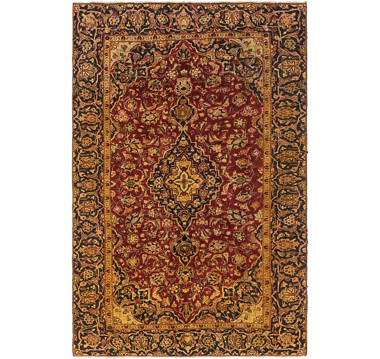 6' x 9' Mashad Persian Rug