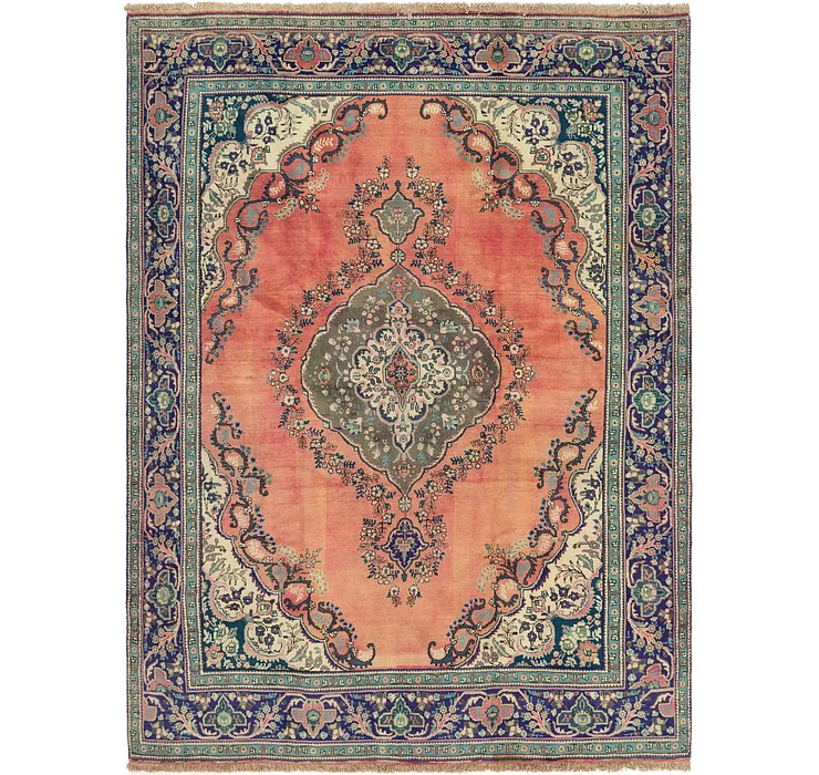 9' 6 x 13' Tabriz Persian Rug