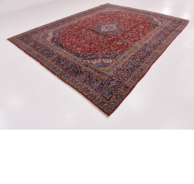 9' 9 x 12' 6 Kashan Persian Rug