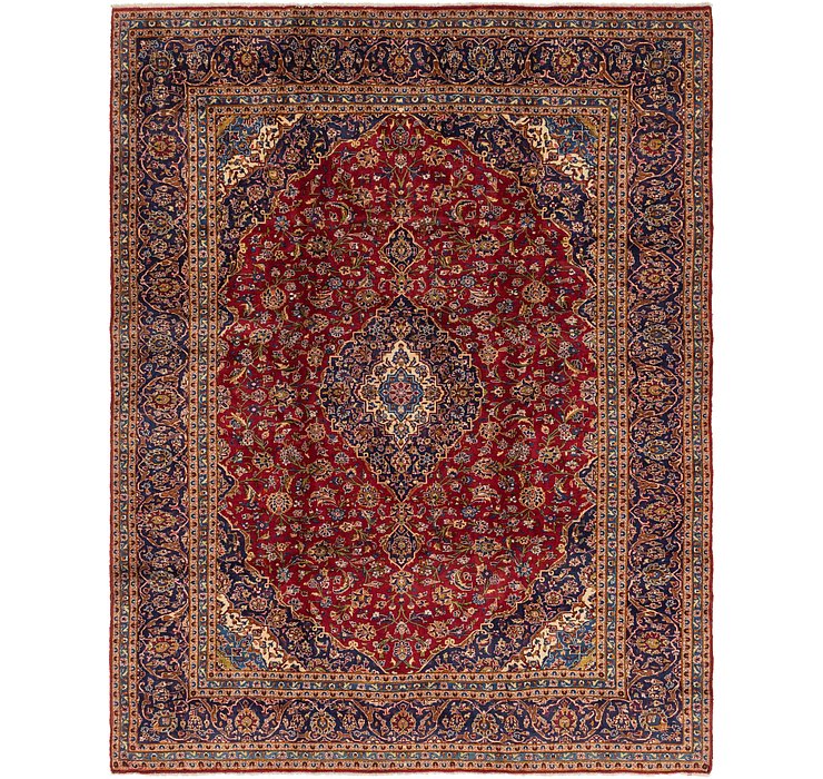 9' 9 x 12' 6 Kashan Persian Rug
