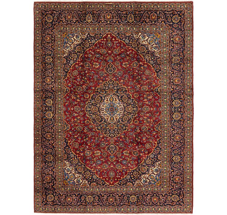 9' x 11' 1 Kashan Persian Rug