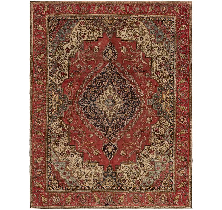 9' 3 x 11' 10 Tabriz Persian Rug