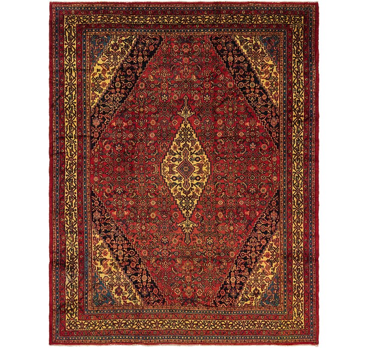 10' 6 x 13' 7 Hamedan Persian Rug