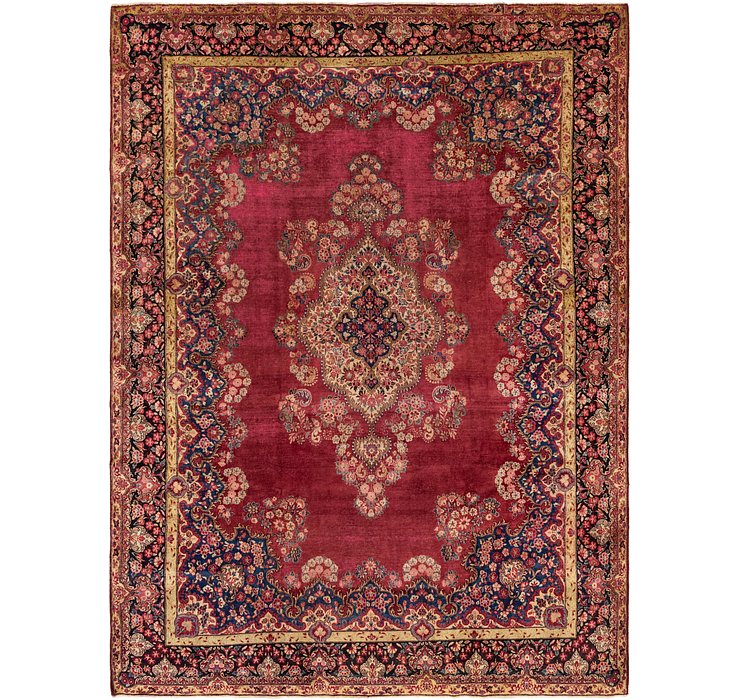9' 6 x 12' 8 Yazd Persian Rug