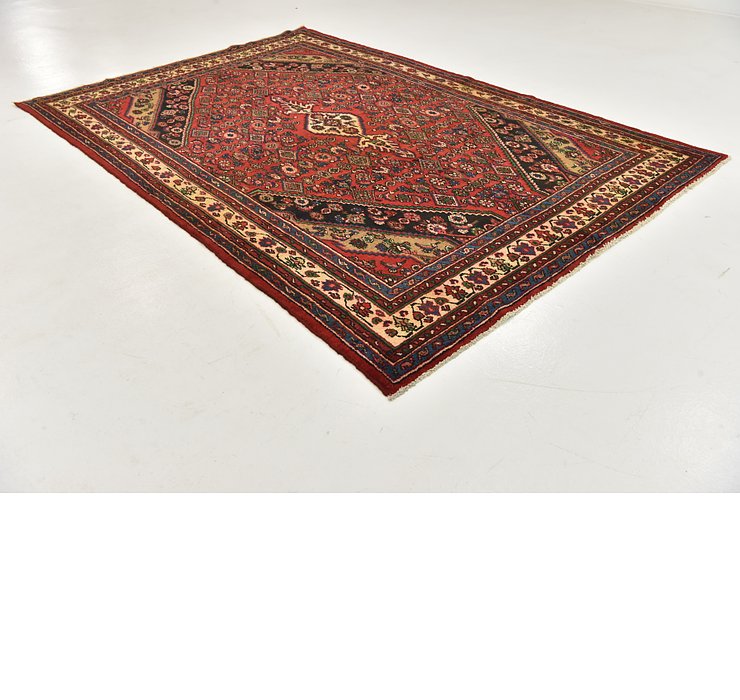 7' x 10' 5 Hamedan Persian Rug