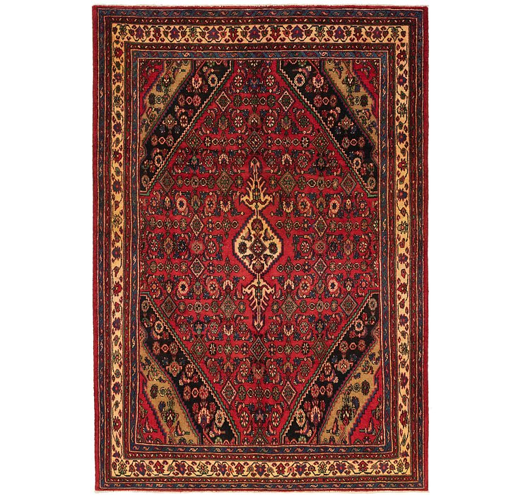 7' x 10' 5 Hamedan Persian Rug