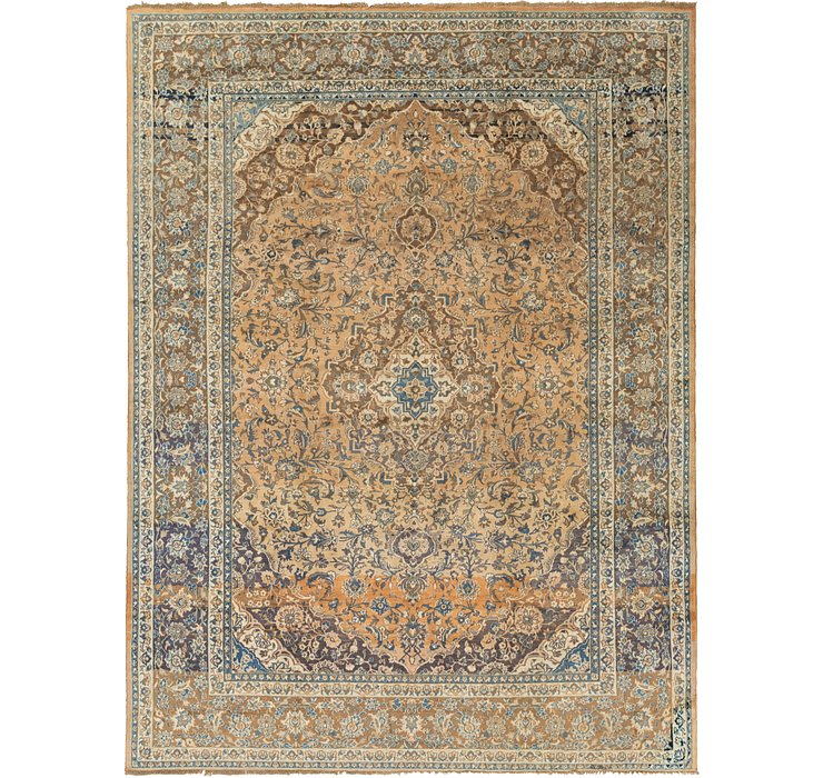9' 3 x 12' 8 Kashan Persian Rug