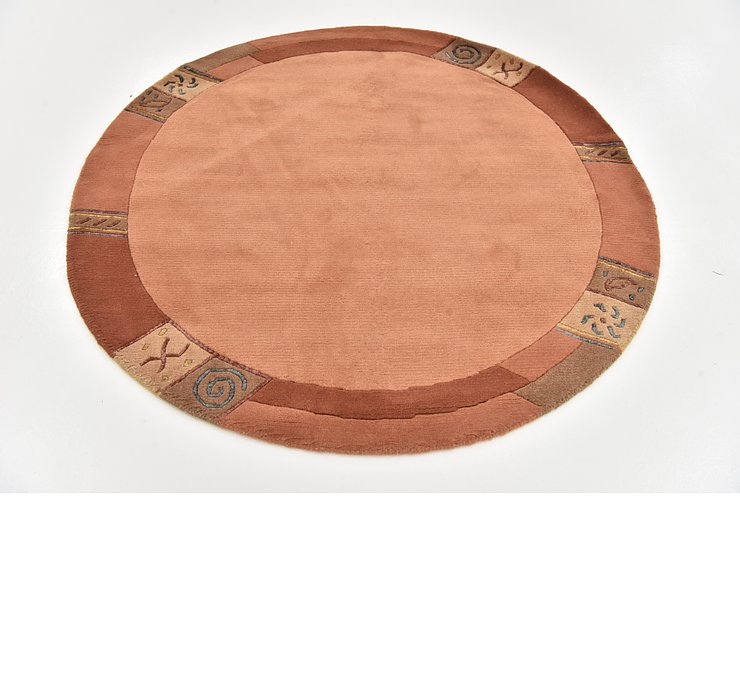 4' 10 x 4' 10 Indo Tibet Round Rug