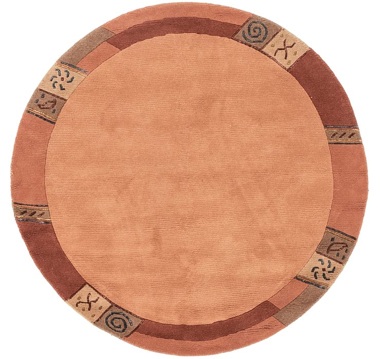 4' 10 x 4' 10 Indo Tibet Round Rug