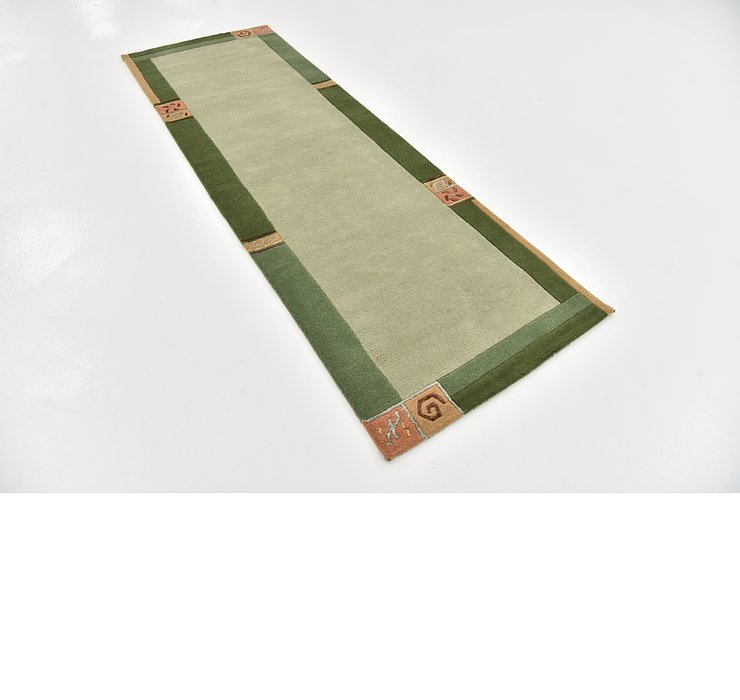 2' 9 x 8' 2 Indo Tibet Runner Rug