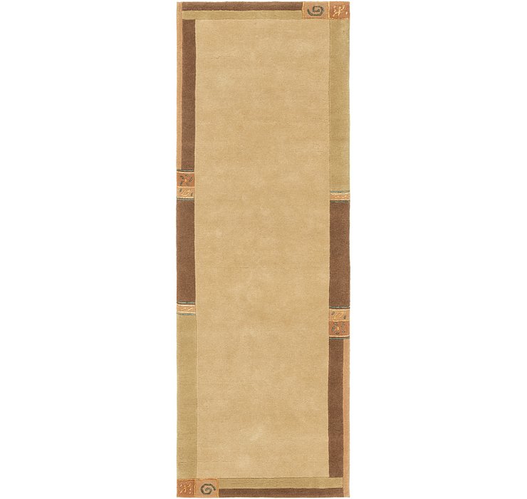 2' 9 x 8' 2 Indo Tibet Runner Rug