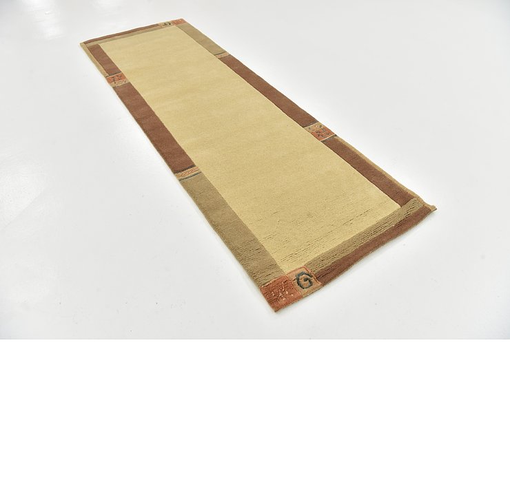 2' 9 x 8' 3 Indo Tibet Runner Rug