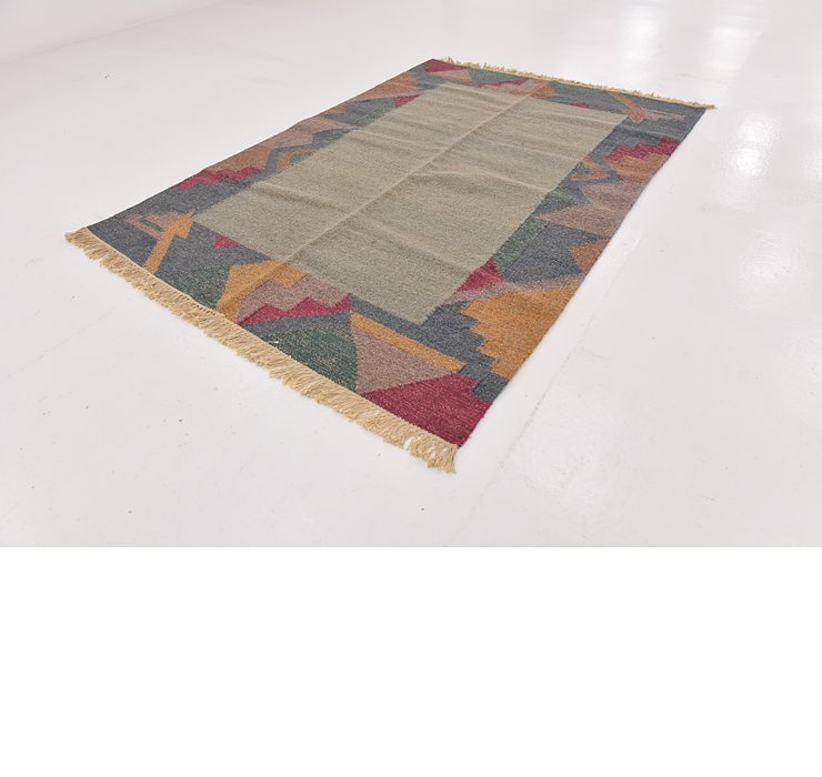 5' 5 x 7' 8 Kilim Dhurrie Rug