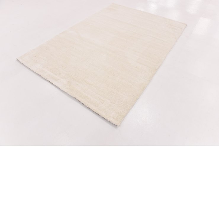 5' 3 x 7' 6 Solid Shag Rug