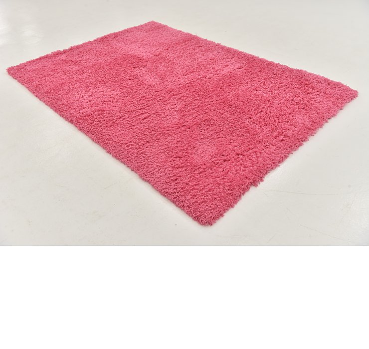 5' 3 x 7' 6 Solid Shag Rug