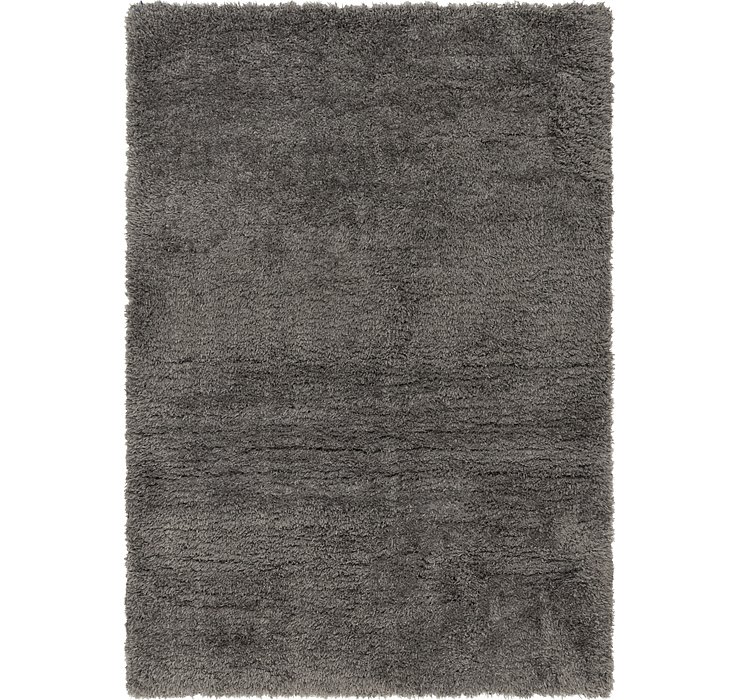 5' 2 x 7' 6 Solid Shag Rug