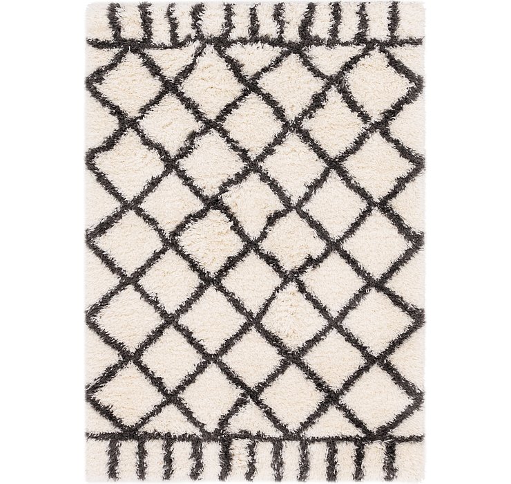 5' 4 x 7' 8 Textured Shag Rug