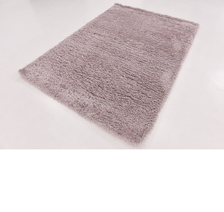 5' 4 x 7' 6 Solid Shag Rug