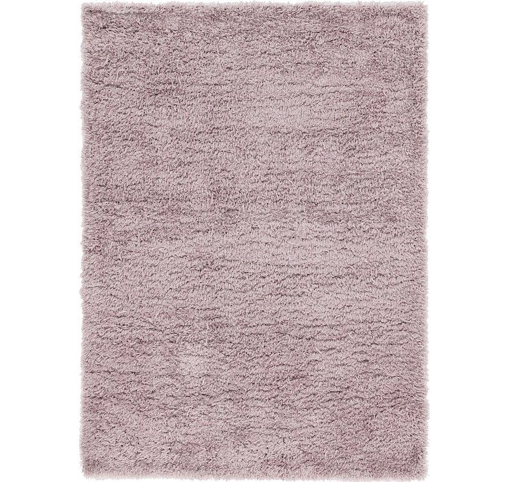 5' 4 x 7' 6 Luxe Solid Shag Rug