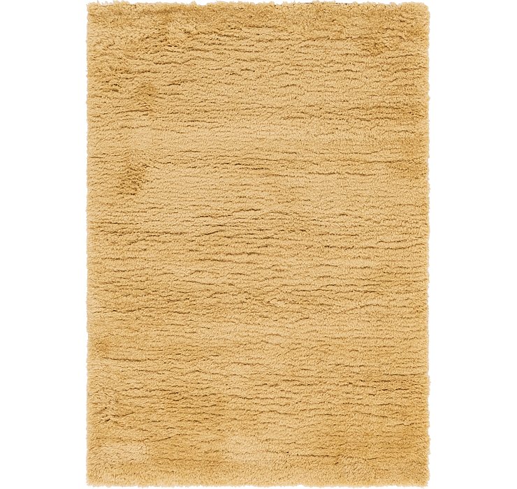 5' 4 x 7' 6 Luxe Solid Shag Rug