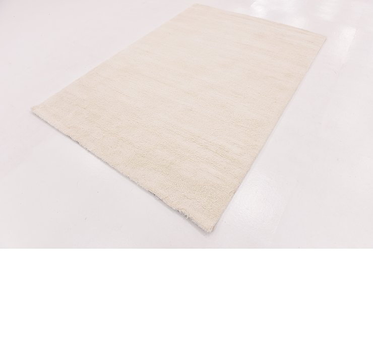 5' 3 x 7' 6 Solid Shag Rug