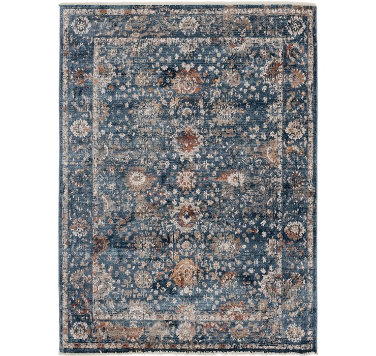 5' 4 x 7' 2 Aqua Rug