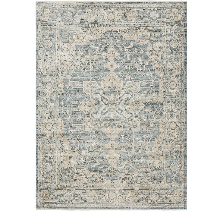 160cm x 225cm Aqua Rug