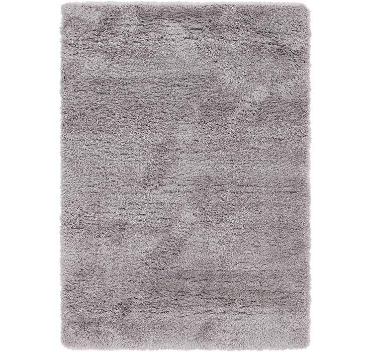 5' 3 x 7' 6 Luxury Solid Shag Rug