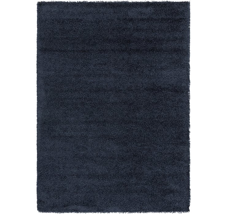 6' 7 x 9' 3 Solid Shag Rug