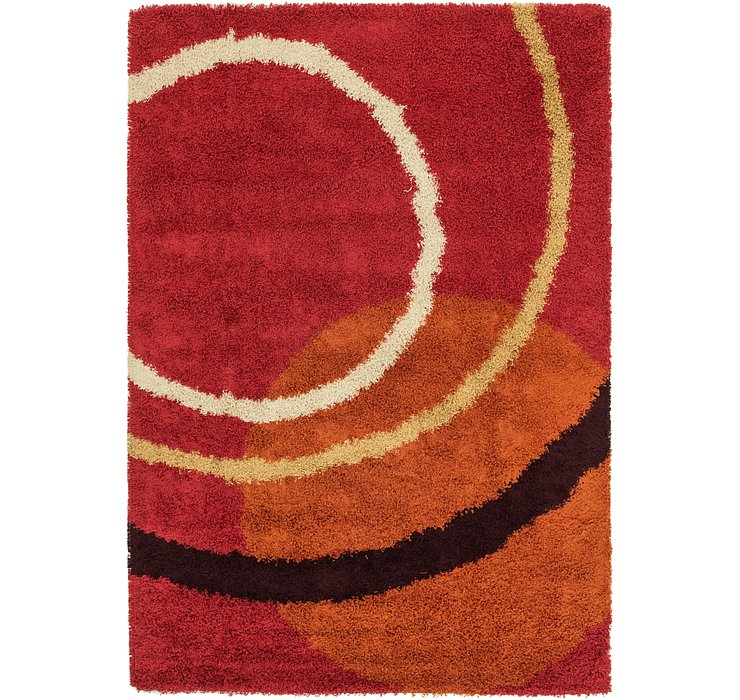6' 8 x 9' 6 Textured Shag Rug