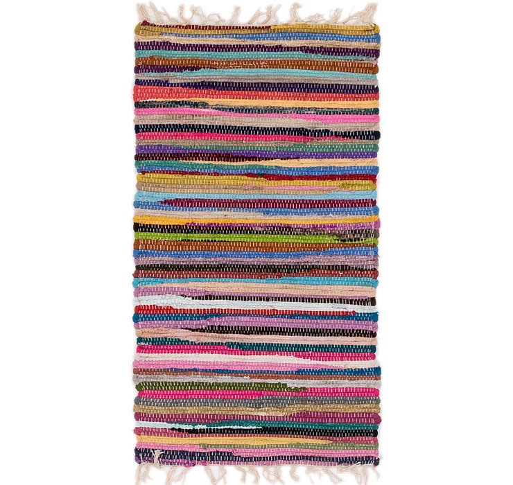 1' 8 x 3' 3 Kilim Dhurrie Rug