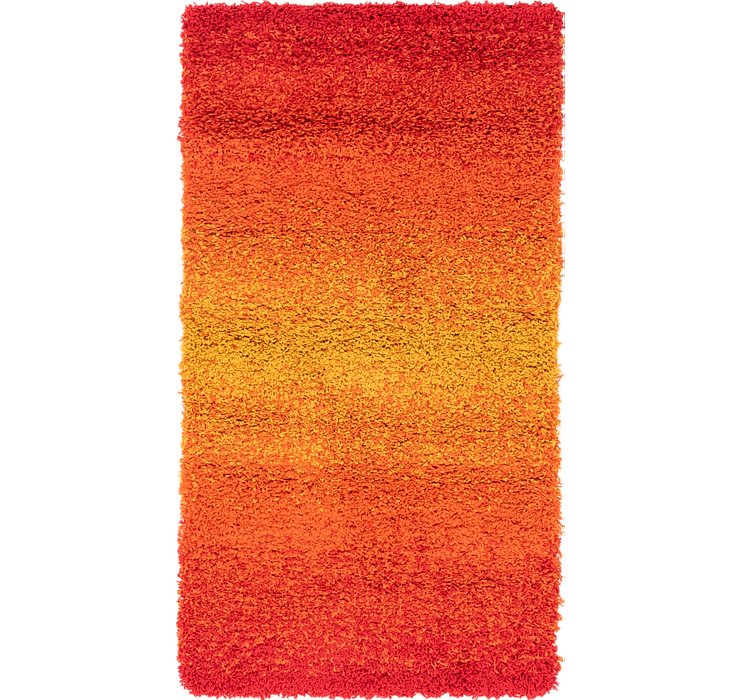 2' 9 x 5' Textured Shag Rug