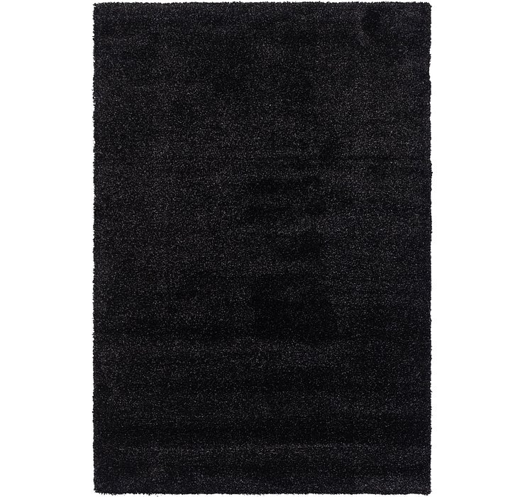 6' 7 x 9' 6 Solid Shag Rug