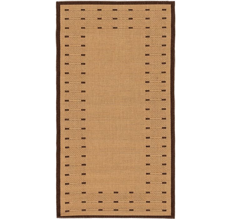 2' 8 x 4' 10 Outdoor Border Rug