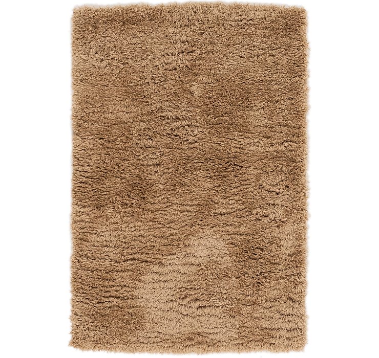 80cm x 122cm Solid Shag Rug