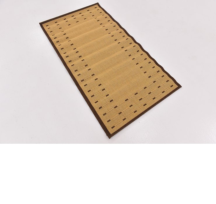 2' 8 x 4' 9 Outdoor Border Rug