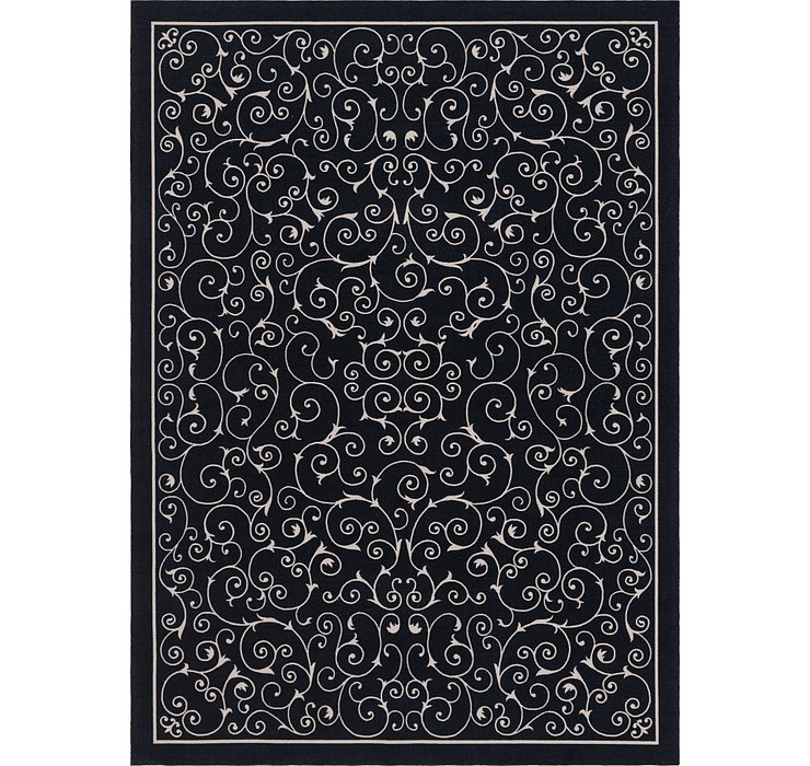 7' 9 x 10' 10 Outdoor Botanical Rug