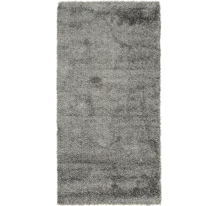 70cm x 132cm Solid Shag Rug