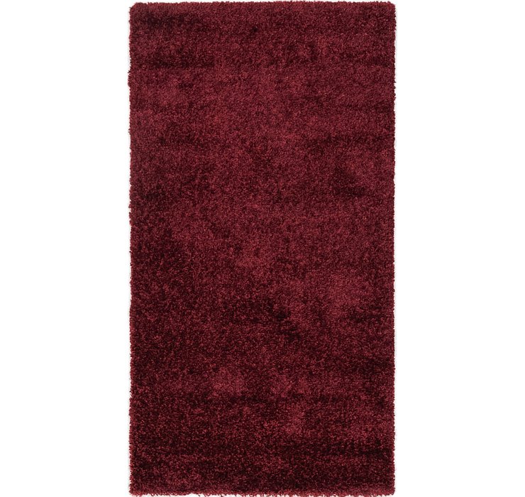 2' 8 x 5' Solid Shag Rug