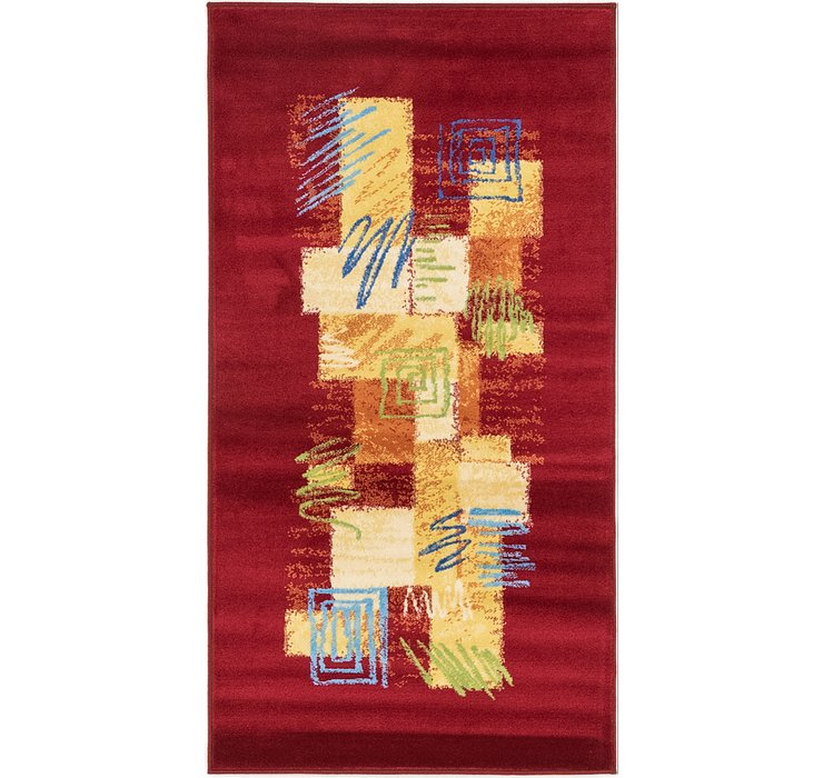 80cm x 152cm Reproduction Gabbeh Rug