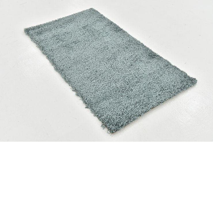 2' 8 x 4' 10 Solid Shag Rug