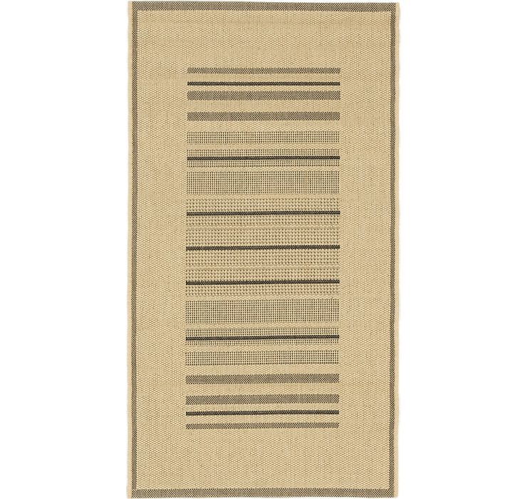 2' 8 x 4' 10 Outdoor Border Rug