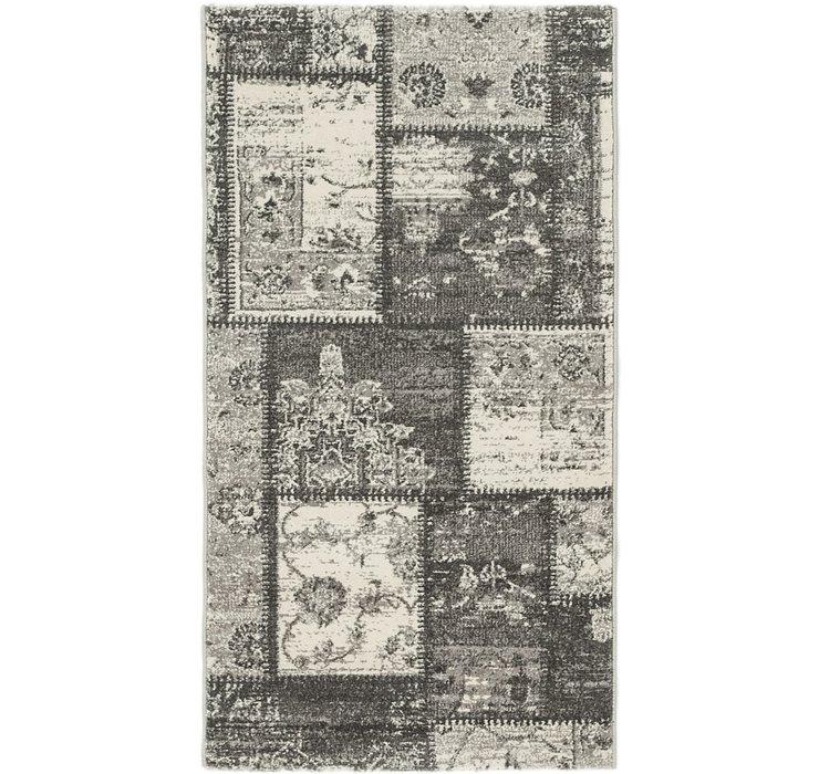 2' 7 x 4' 10 Reproduction Gabbeh Rug