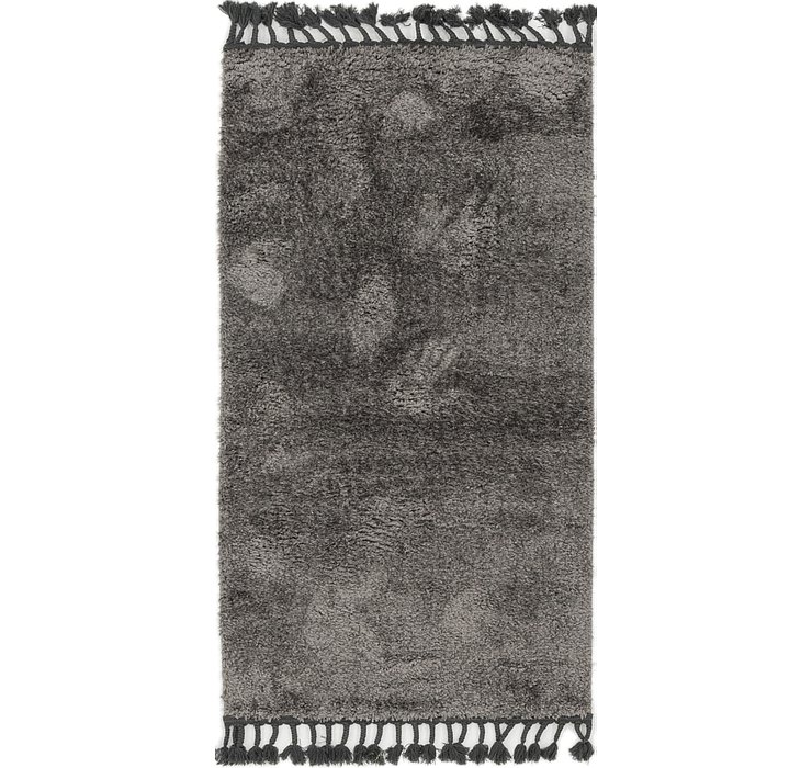 80cm x 152cm Solid Shag Rug