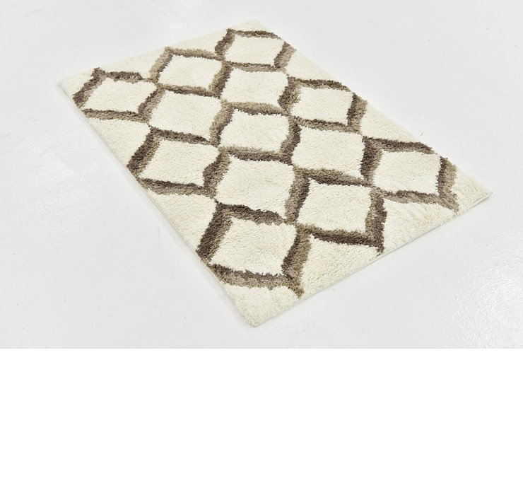 2' 7 x 4' Textured Shag Rug