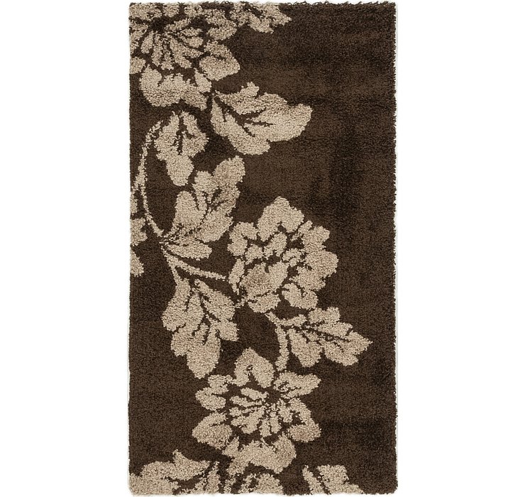 2' 8 x 5' Textured Shag Rug