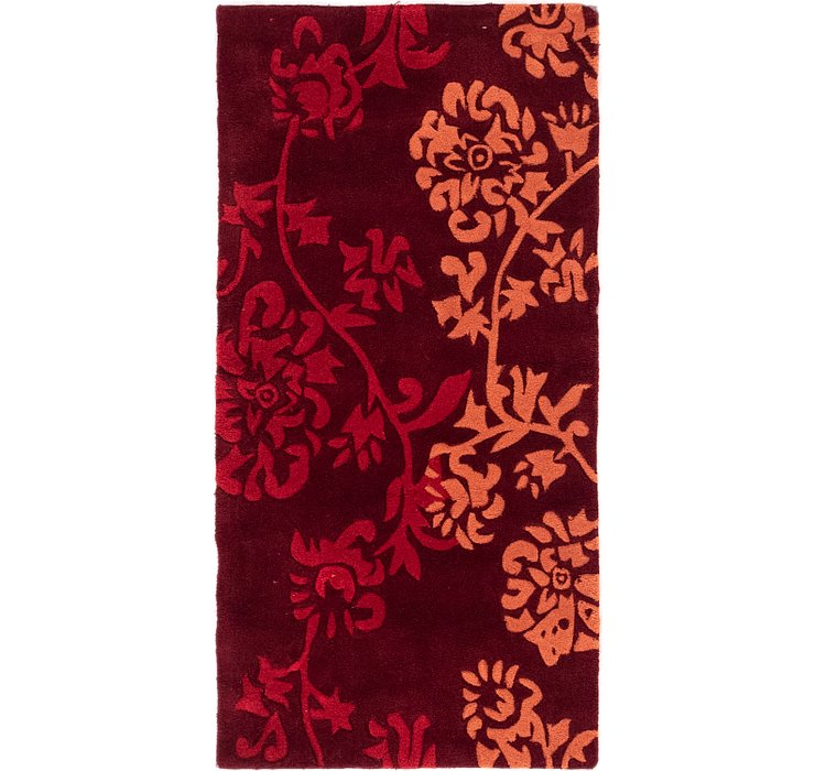 2' 2 x 4' 4 Reproduction Gabbeh Rug
