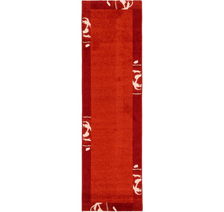 2' 2 x 7' 7 Reproduction Gabbeh Run...