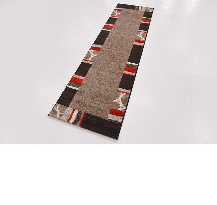 2' 2 x 7' 7 Reproduction Gabbeh Run...