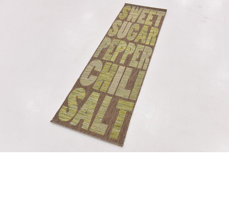 1' 10 x 6' Outdoor Modern Runner Rug